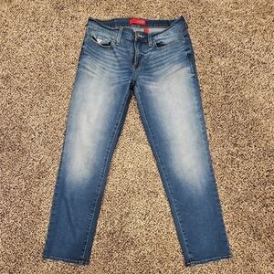 Guess Jeans Mens Brit Rocker Slim Tapered Light Wash Denim 31x30